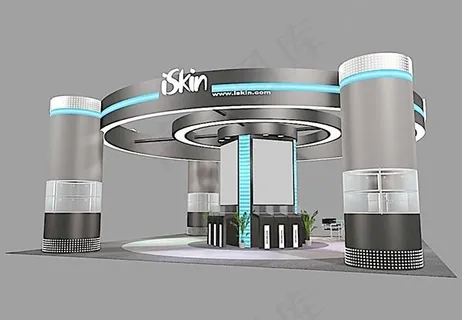 展览厅设计模型 展览厅设计模型