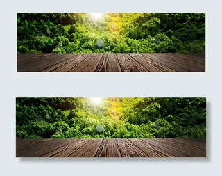 大自然地板背景