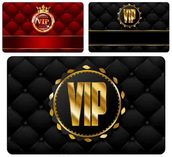 VIP卡矢量eps,ai矢量模版下载