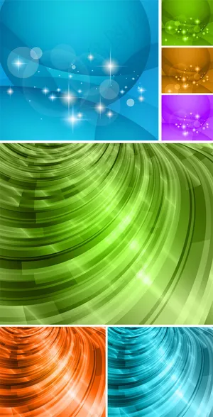 炫彩矢量背景