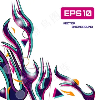 彩色线条纹样02