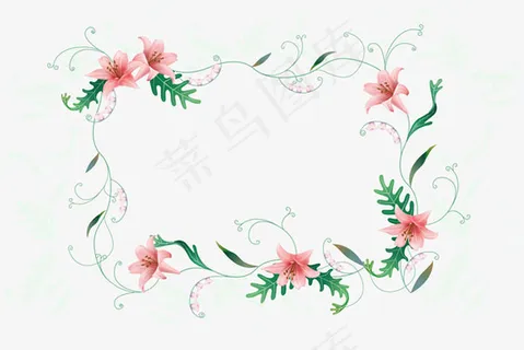 花环边框 花环边框