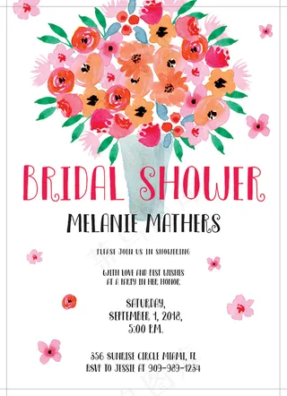 新娘送礼会海报2