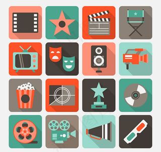 电影元素图标,免抠元素