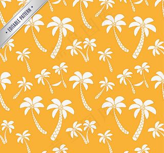 椰子树无缝背景