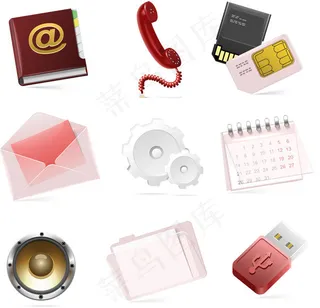 it行业用具图标,免抠元素