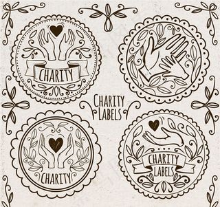 慈善捐助标签