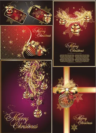 金色圣诞节主题