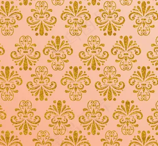 欧式金色花纹背景