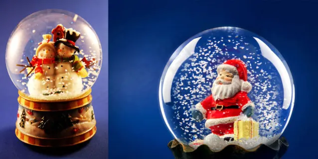 圣诞节水晶球2