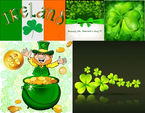 圣帕特里克节eps,ai矢量模版下载