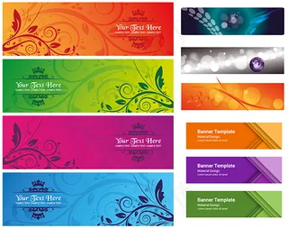 时尚花纹BANNERS