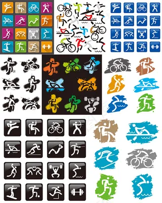 体育运动图标,免抠元素