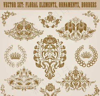 装饰花纹花边 装饰花纹花边