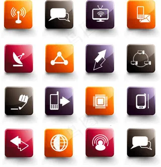 电子通信图标,免抠元素