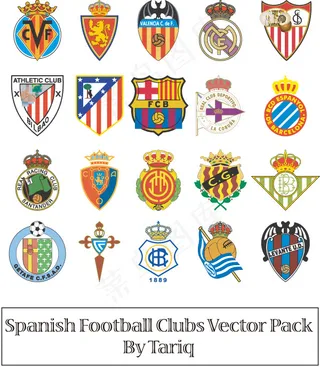 西甲各球队标识