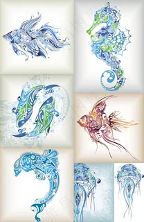 花纹海洋生物 花纹海洋生物