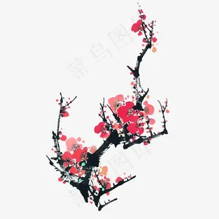 水墨梅花