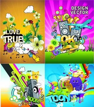 动物音乐艺术海报