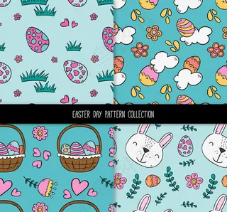复活节无缝背景
