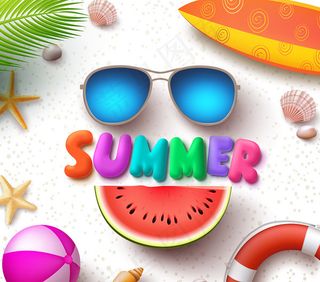 海洋元素海报背景