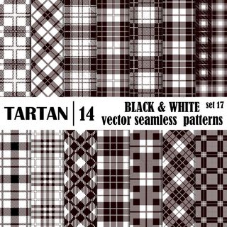 格子呢料无缝背景