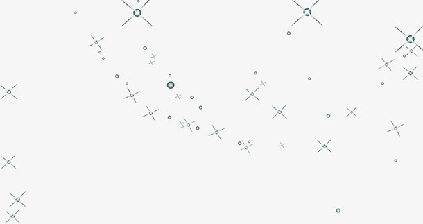 绿色星星促销海报免抠