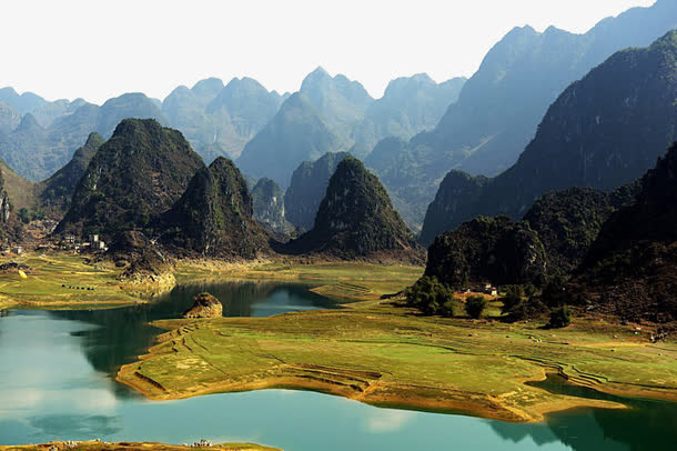 广西百色浩坤湖风景免抠