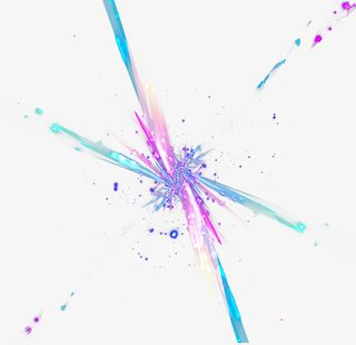 放射科技彩色光免抠