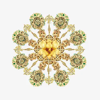 雪花型珠宝免抠