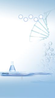 蓝色淡雅分子结构水波纹H5背景高清