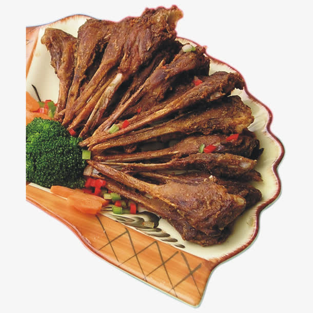 椒盐鸭下巴免抠