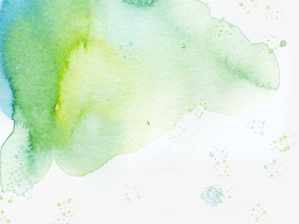 青绿色水粉背景