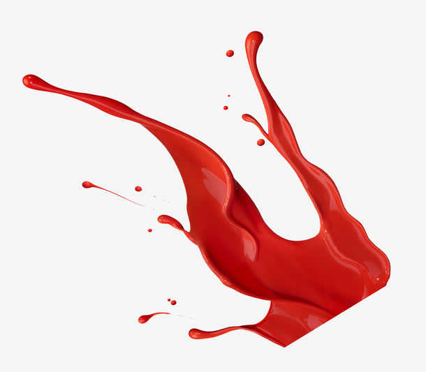 创意喷溅效果免抠