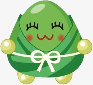端午节粽子卡通表情开心武师免抠