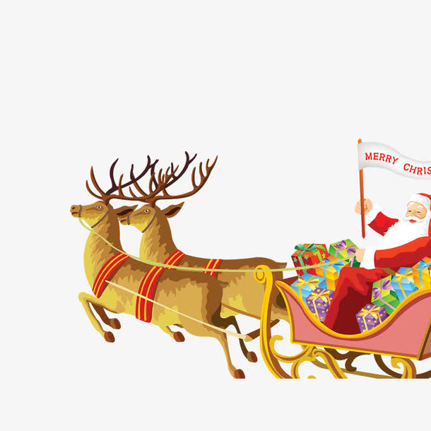 圣诞老人送礼免抠