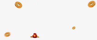 金币漂浮元素免抠