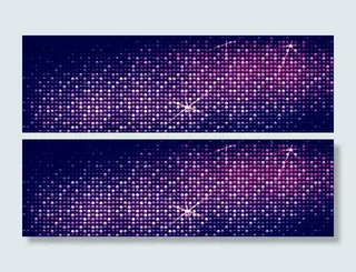 蓝紫光点背景高清