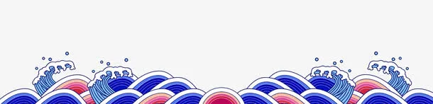 手绘破浪免抠