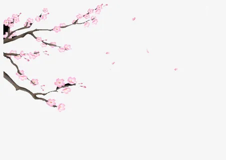 飘落梅花免抠