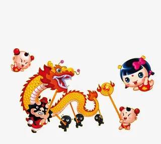 二月二龙抬头活动海报素材免抠