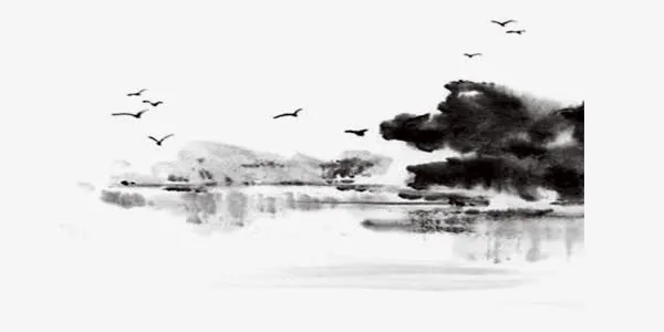 水墨风元素免抠