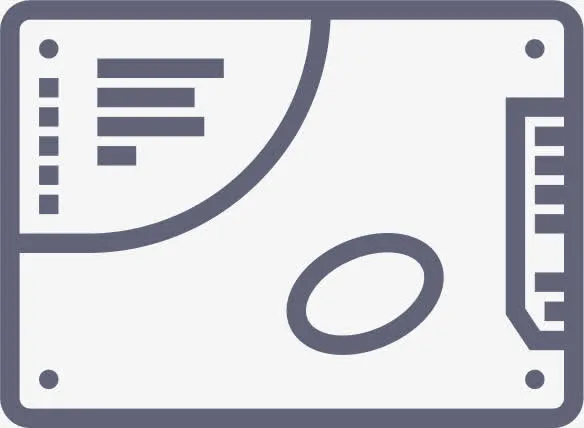 固态硬盘Outline-Smash-icons免抠