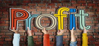 商务利润海报背景高清