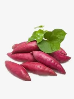 洗干净的紫薯免抠