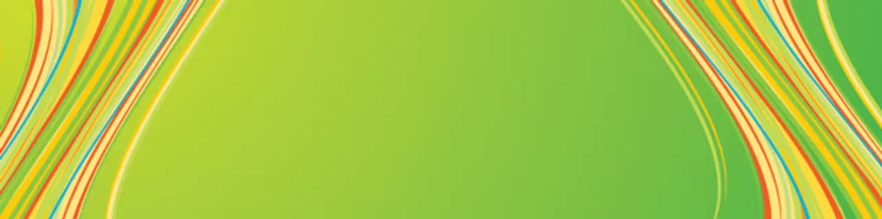 绿色线条简约底纹banner背景