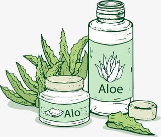 芦荟成分爽肤水免抠