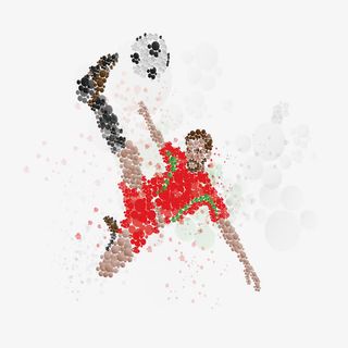 射门运动员免抠