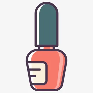 美女护理化妆品时尚修指甲钉波兰免抠