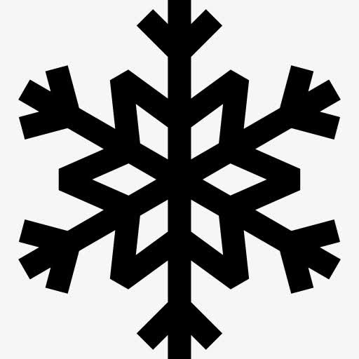 Winter Snow Flake 图标免抠
